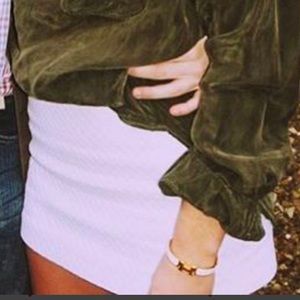 white Neil Barrett skirt